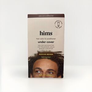 Hims Under Cover Hair Color Conditioner Medium Brown Semi Permanent Argan Oil